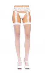 Lace Garter Belt Suspender Sheer Stockings 