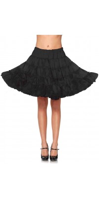 Black Knee Length Deluxe Crinoline Petticoat