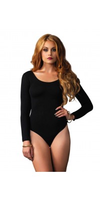 Opaque Long Sleeve Bodysuit