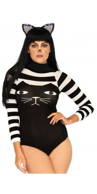 Striped Cat Bodysuit