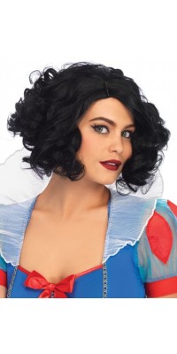 Black Curly Bob Short Wig