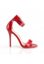 Amuse Red Ankle Strap Sandal