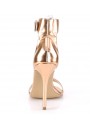 Rose Gold Thin Strap Ankle Buckled Amuse Sandal