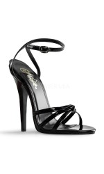 Black Domina High Heel Sandal