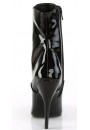 Seduce 1020 5 Inch Heel Black Patent Ankle Boots