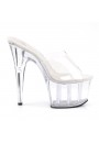 Adore Clear Platform High Heel Mule