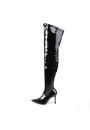 Lust Wide Width Black Thigh High Boots