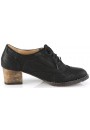 Russell Womens Wingtip Oxford in Black